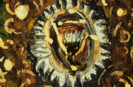 fig. 4 Detail of NG6539 showing the detail of the jewel on the hat of Johann Friedrich the Magnanimous