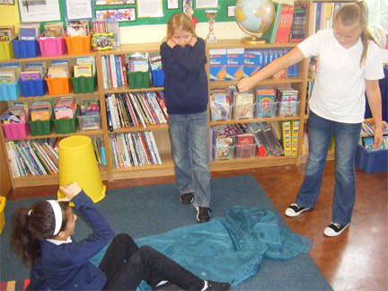 Children freeze framing