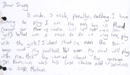 Dylan's Diary