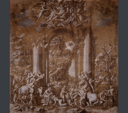 Baldassare Peruzzi: 'The Adoration of the Kings'.