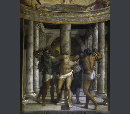 Sebastiano del Piombo: 'Flagellation of Christ'.