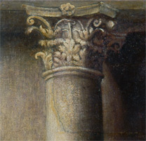 Sebastiano del Piombo: Detail of capital from 'Saint Bartholomew and Saint Sebastian'.