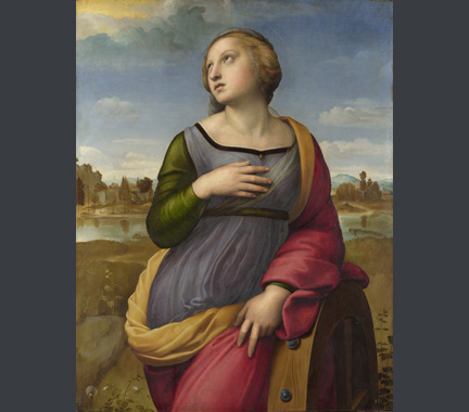 Raphael, Saint Catherine of Alexandria, about 1507