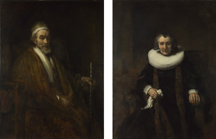 Rembrandt, ‘Portraits of Jacob Trip and his Wife Margaretha de Geer’, about 1661 © The National Gallery, London