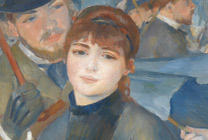 Detail from Renoir, 'The Umbrellas', about 1881-6