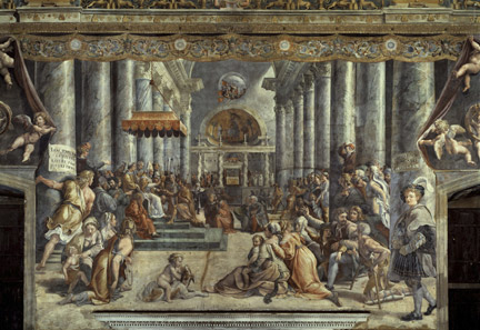 Giulio Romano: 'The Donation of Rome'.
