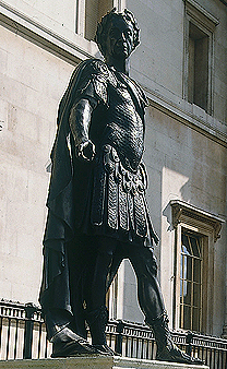 James II Statue in Front of National Gallery