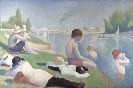 Georges Seurat, 'Bathers at Asnières', 1884