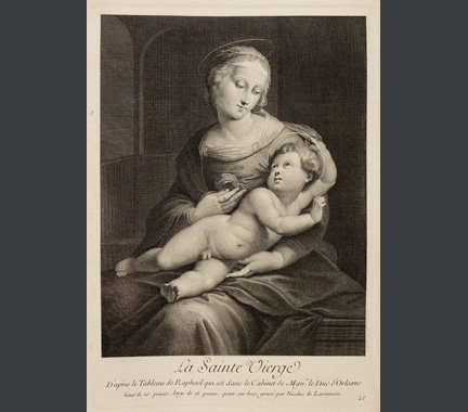 Print of the Bridgewater Madonna