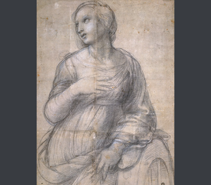 Cartoon for Raphael, Saint Catherine