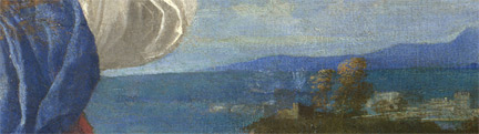 Detail from Titian, 'Bacchus and Ariadne'