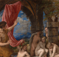 Detail from Titian, 'Diana and Actaeon', 1556-59