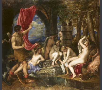 Titian: 'Diana and Actaeon'.