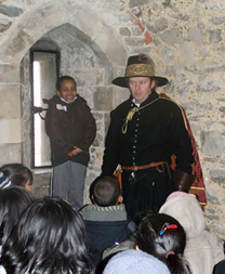 Tower of London, costumed workshop