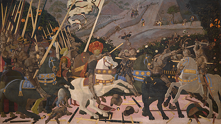 Uccello, 'The Battle of San Romano', probably about 1438-40