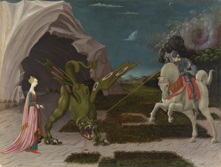 Uccello, 'Saint George and the Dragon', about 1470