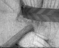 Jan van Eyck, 'Margaret, the Artist's Wife', 1439, digital infrared reflectogram detail