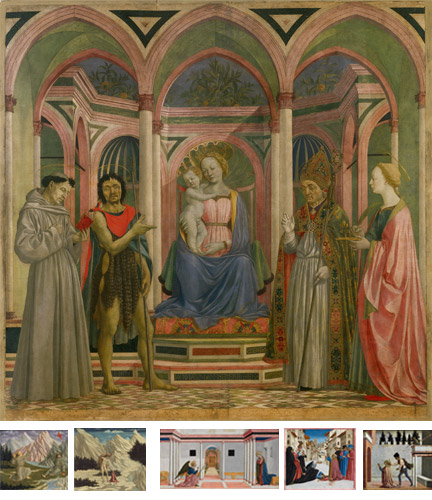 Domenico Veneziano: 'Saint Lucy Altarpiece' reconstruction.