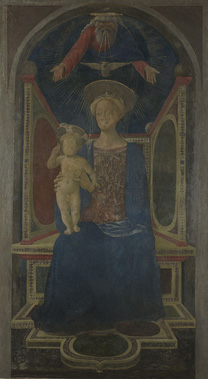 Domenico Veneziano: 'The Virgin and Child Enthroned'.