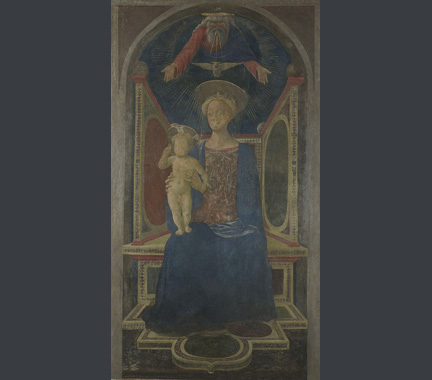 Domenico Veneziano: 'The Virgin and Child Enthroned'.