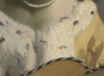 Johannes Vermeer, Detail from 'The Guitar Player', about 1672 On loan from English Heritage, The Iveagh Bequest (Kenwood)