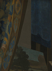 Detail from Johannes Vermeer, 'A Young Woman seated at a Virginal', about 1670-2