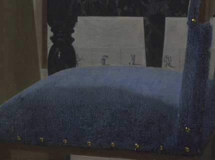 Detail from Johannes Vermeer, 'A Young Woman standing at a Virginal', about 1670-2