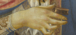 Detail from Workshop of Andrea del Verrocchio: 'Tobias and the Angel', about 1470-80