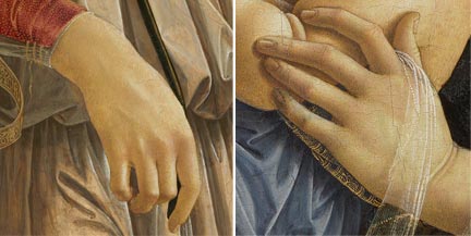 Andrea del Verrocchio, 'The Virgin and Child with Two Angels'