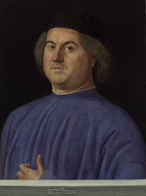 Alvise Vivarini: 'Portrait of a Man'.